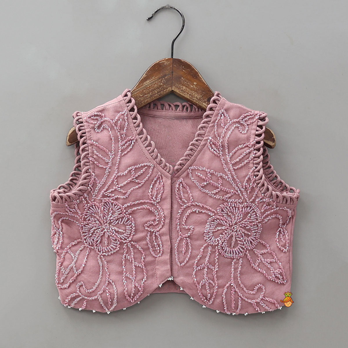 Pre Order: Loop Detail Crop Top And Palazzo