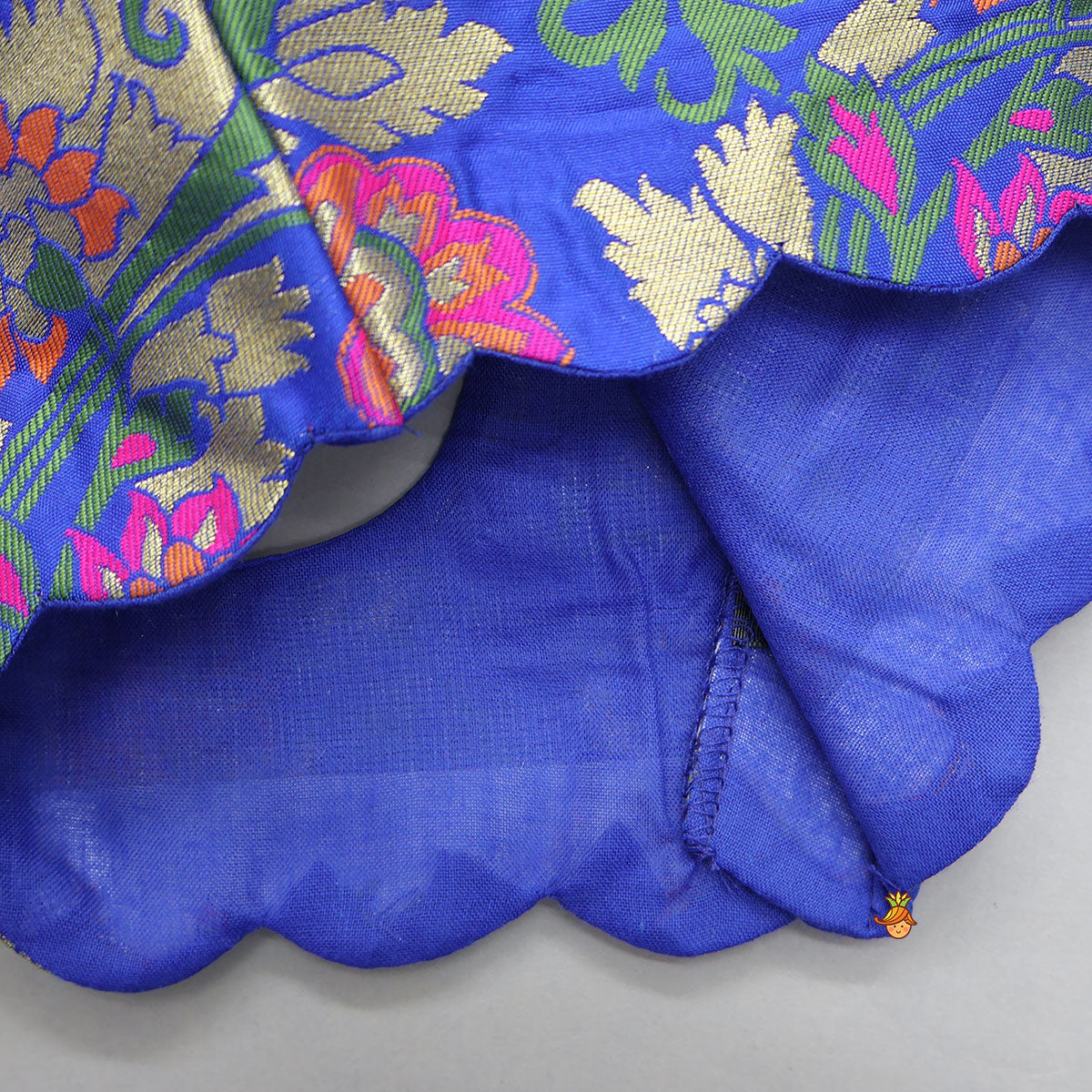 Pre Order: Gorgeous Brocade Crop Top And Lehenga With Matching Dupatta