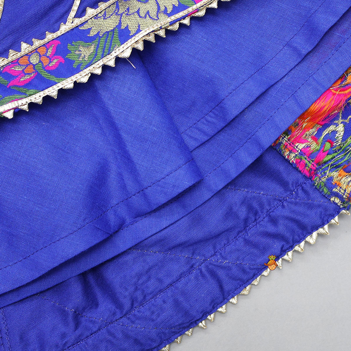 Pre Order: Gorgeous Brocade Crop Top And Lehenga With Matching Dupatta