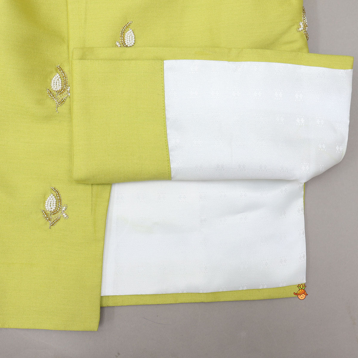 Pre Order: Hand Embroidered Sherwani And Dhoti