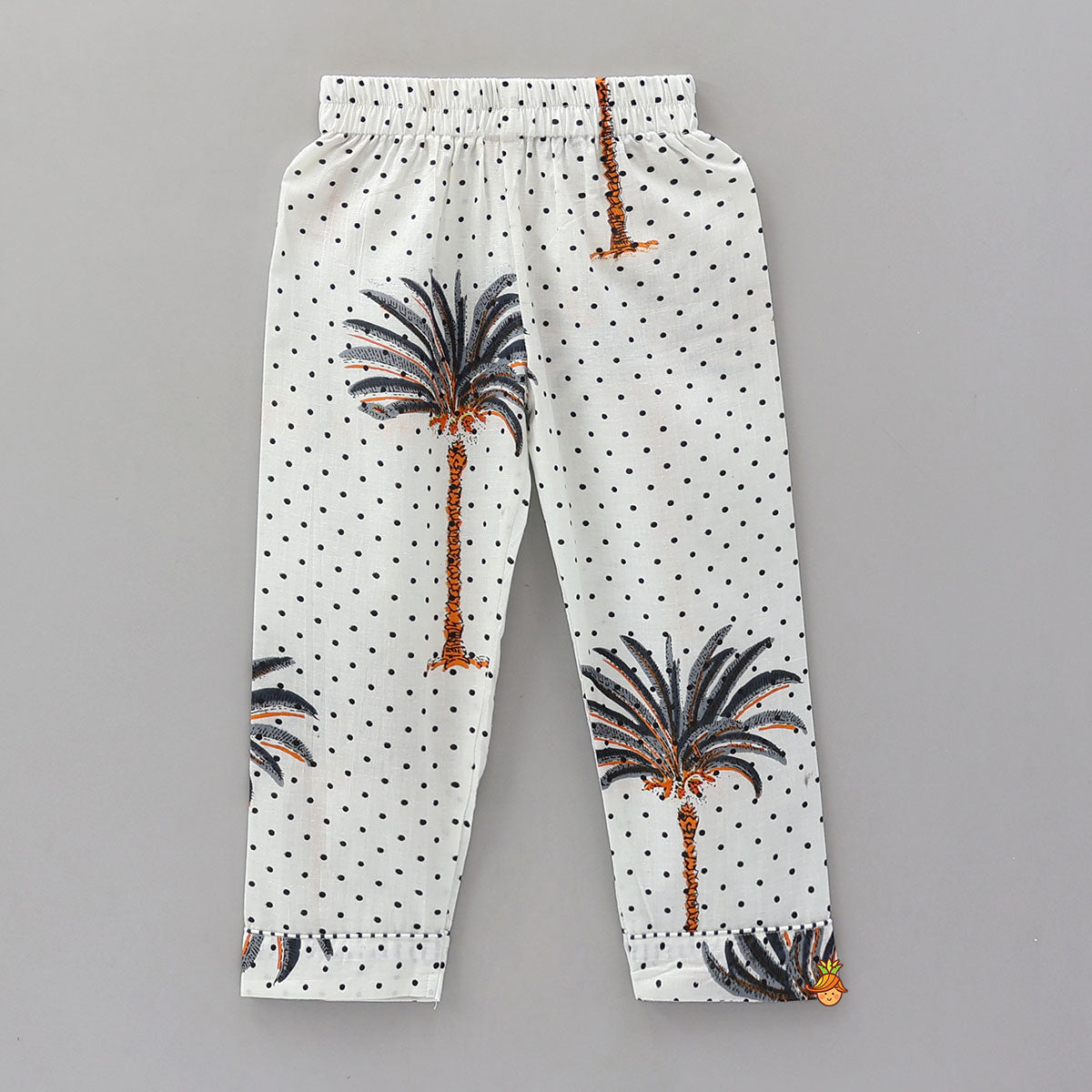 Pre Order: Polka Dots Printed Cotton Sleepwear