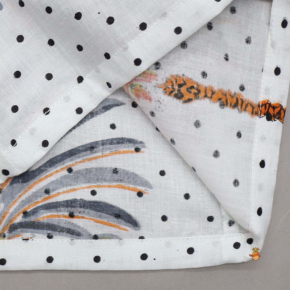 Pre Order: Polka Dots Printed Cotton Sleepwear