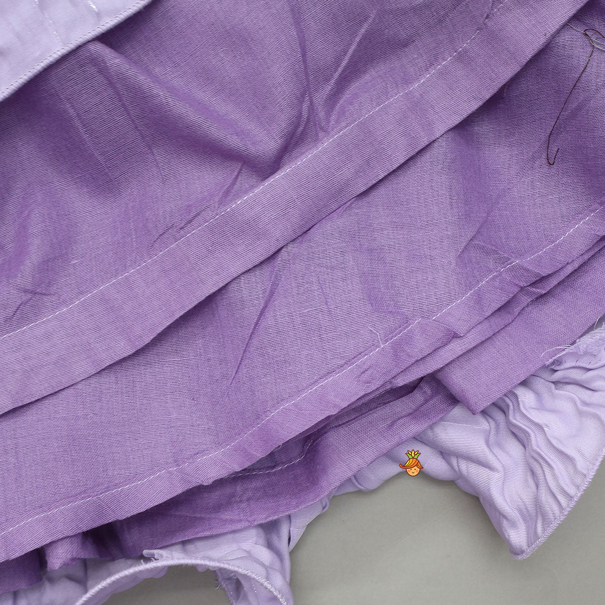 Pre Order: Stunning Criss-Cross Back Knot Top And Crushed Sheen Lehenga With Matching Hair Tie