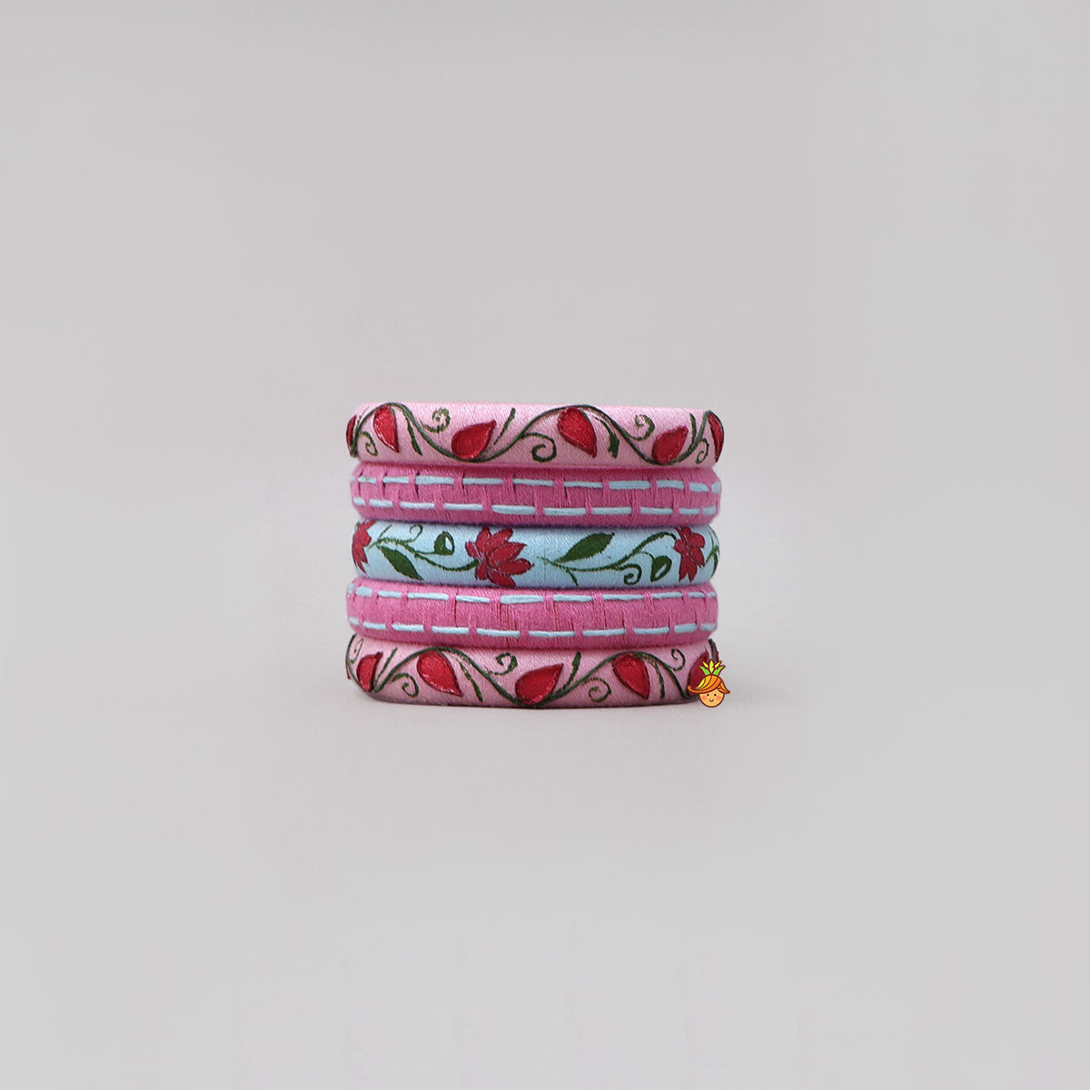 Hand-Painted And Handmade Thread Bangles