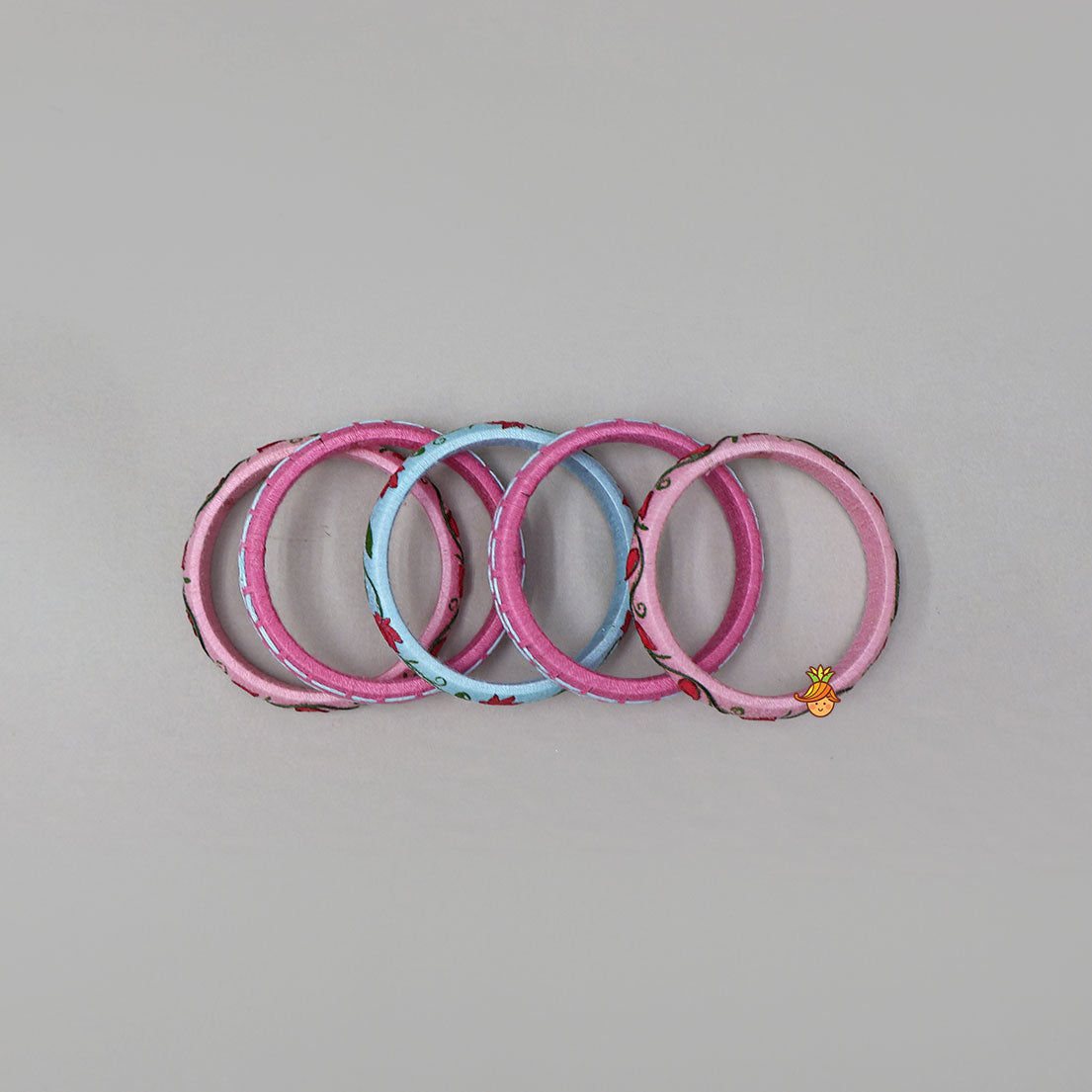Hand-Painted And Handmade Thread Bangles