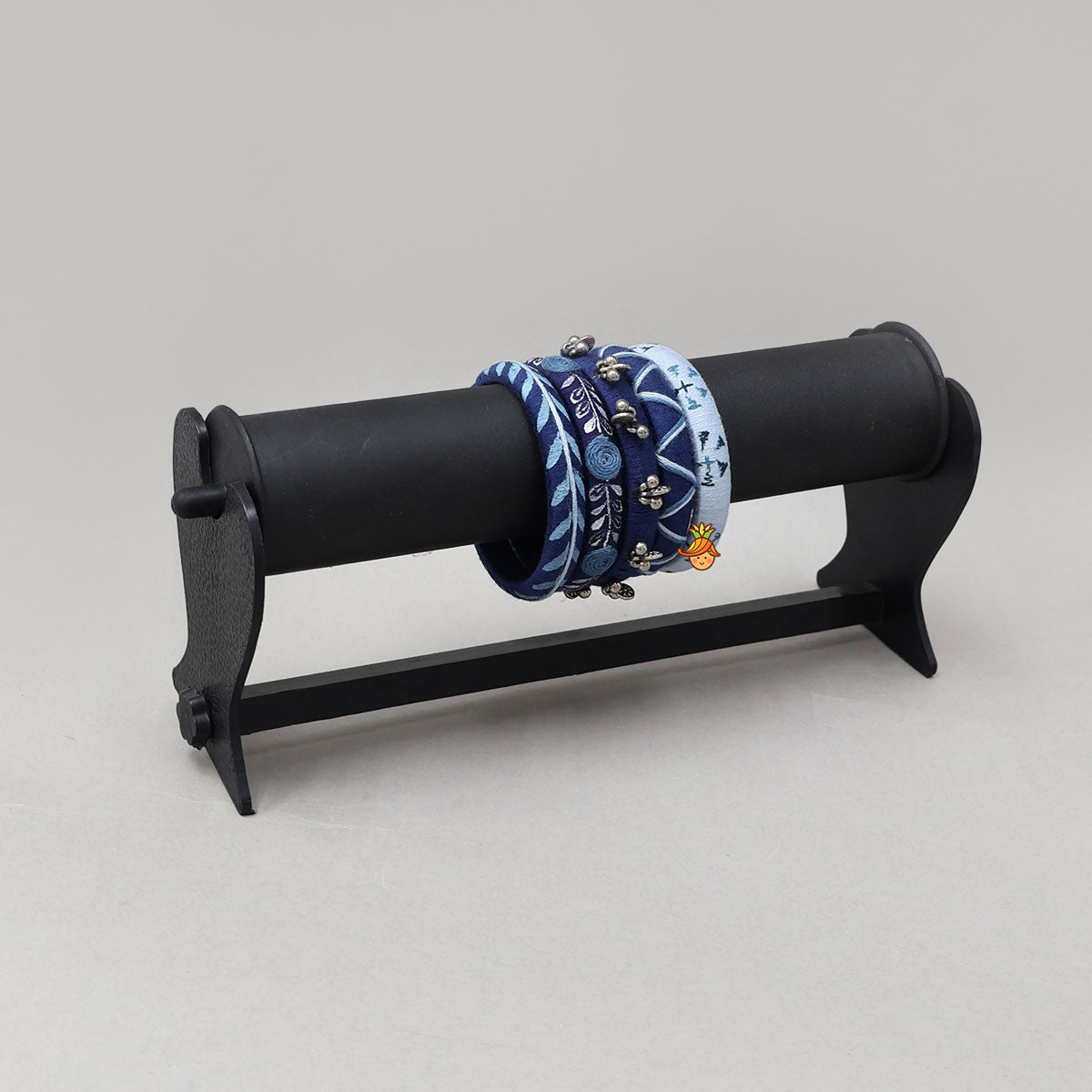 Hand-Painted And Handmade Bangles - Set Of 5