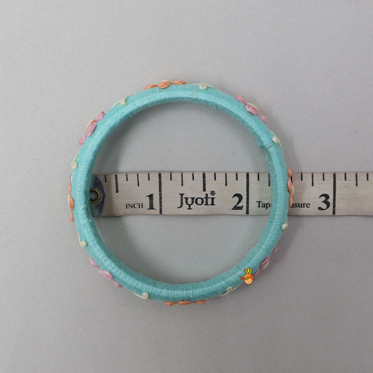 Handmade Floral Thread Bangles