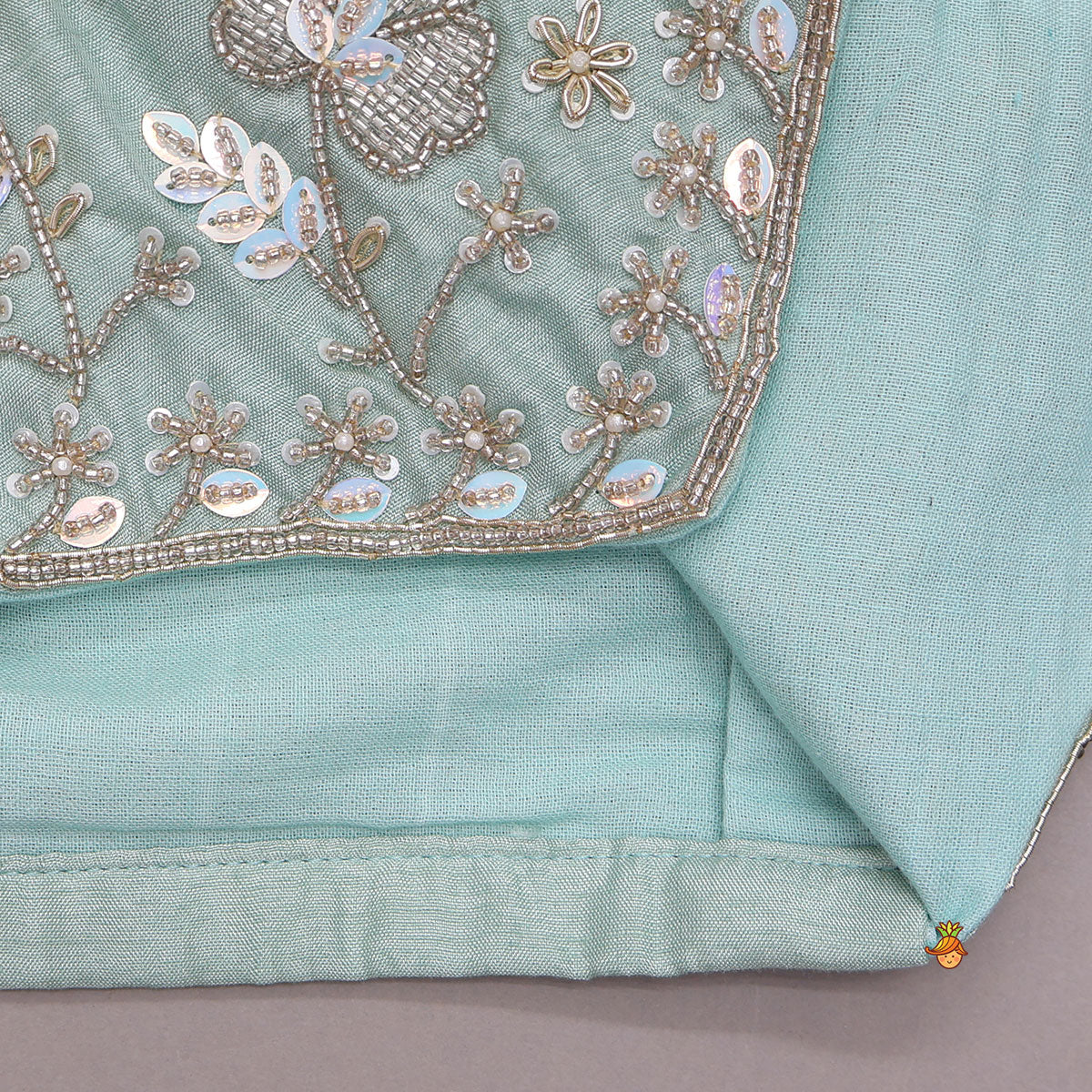Pre Order: Stunning Embroidered Top And Shimmery Striped Palazzo