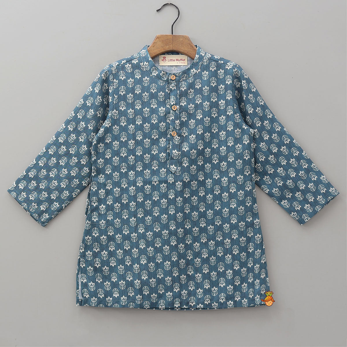 Pocket Detail Ethnic Kurta And Pyjama