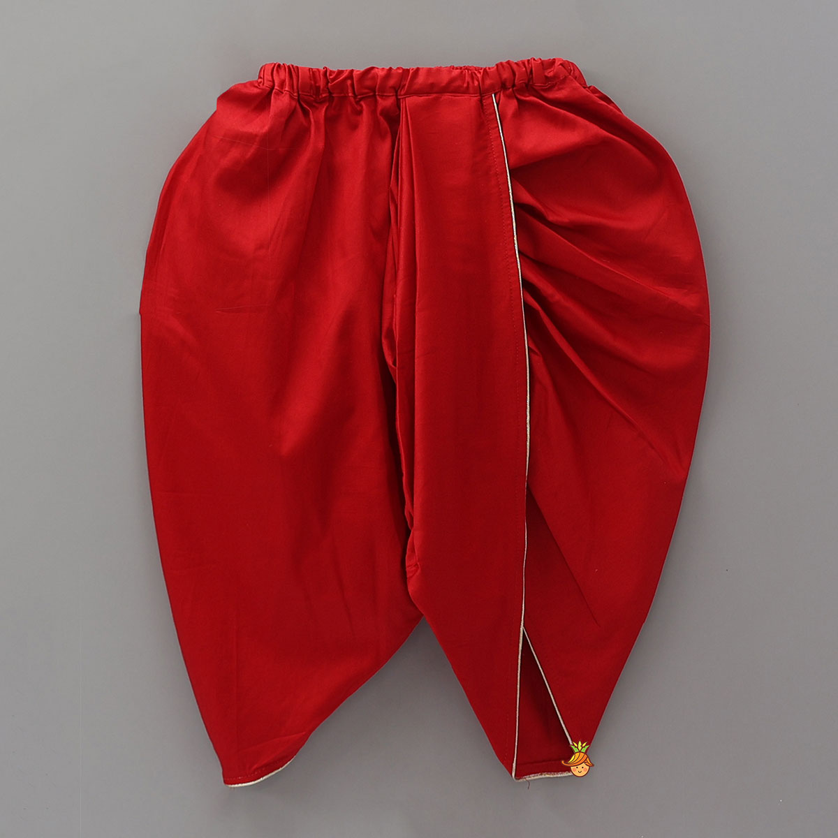 Front Dual Tie-Up Kurta And Dhoti