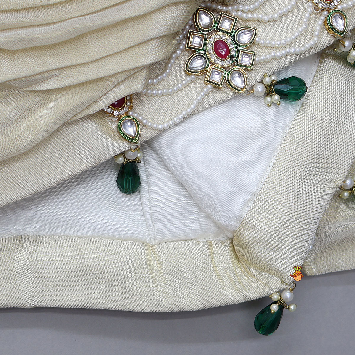 Lovely Strappy Shimmery Top And Skirt Style Lehenga