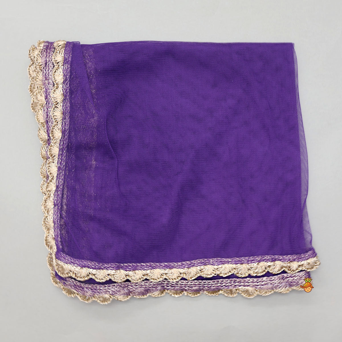 Pre Order: Gota Work Crop Top And Lehenga With Matching Dupatta