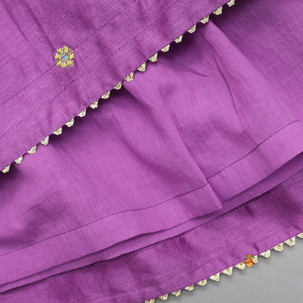 Pre Order: Booti Work Kurti And Sharara With Scalloped Dupatta