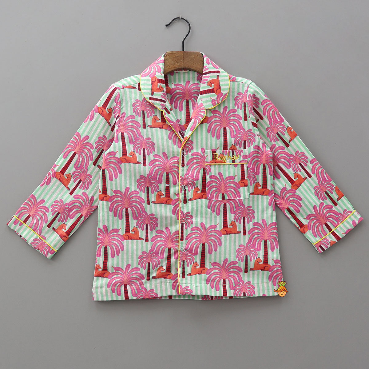 Pre Order: Palm Tree And Animal Print Sleepwear