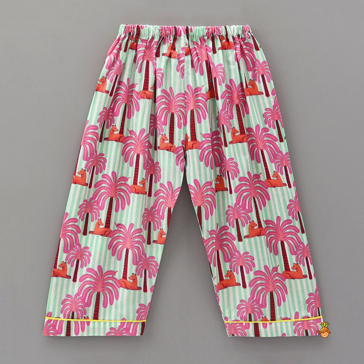 Pre Order: Palm Tree And Animal Print Sleepwear