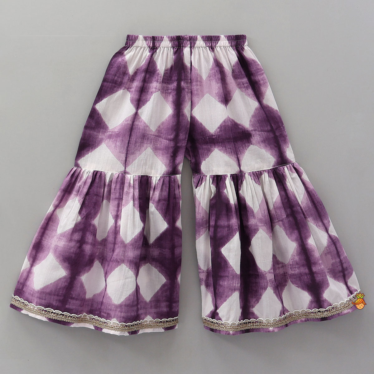 Pre Order: Hanging Fringes Tassel Detail Kurti And Sharara