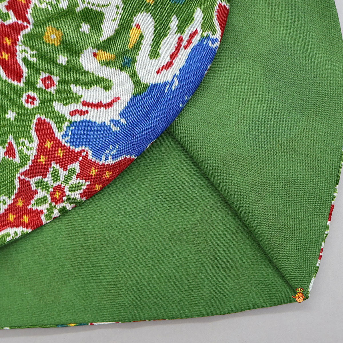 Pre Order: Kurta With Pocket Square Ethnic Printed Jacket And Pyjama