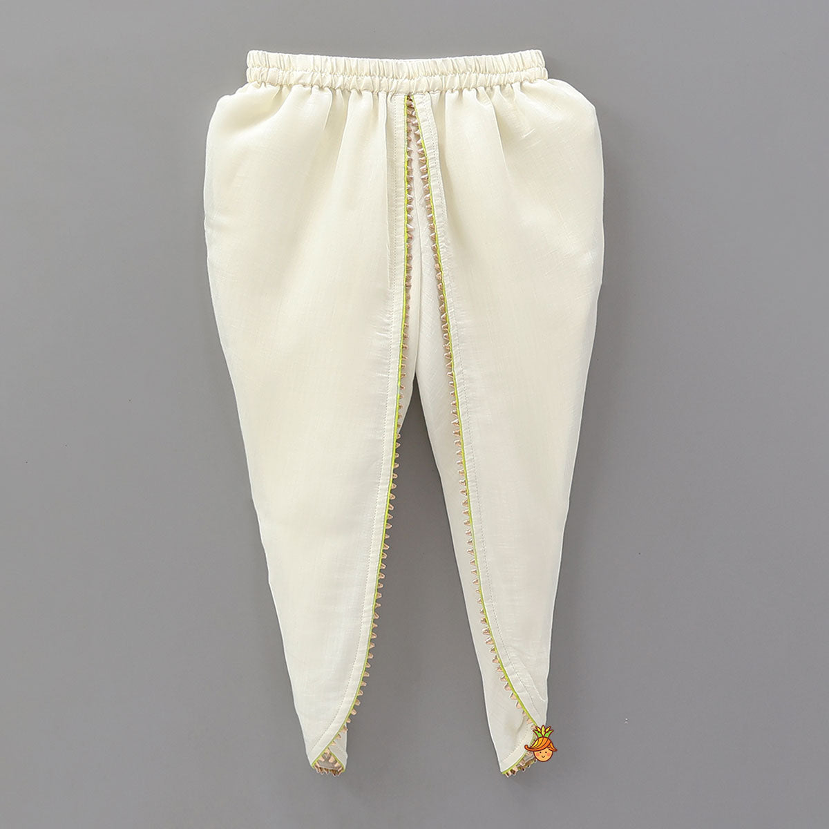 Pre Order: Side Pleated Top And Dhoti