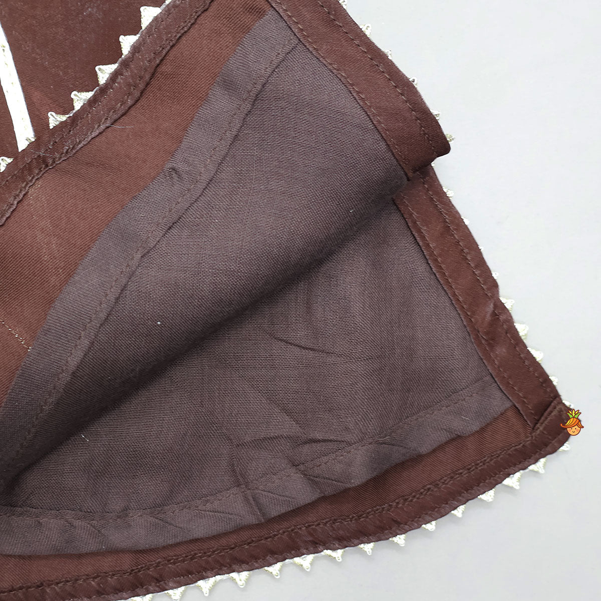 Pre Order: Sleeveless Sheen Kurti And Crushed Fabric Palazzo With Hair Tie