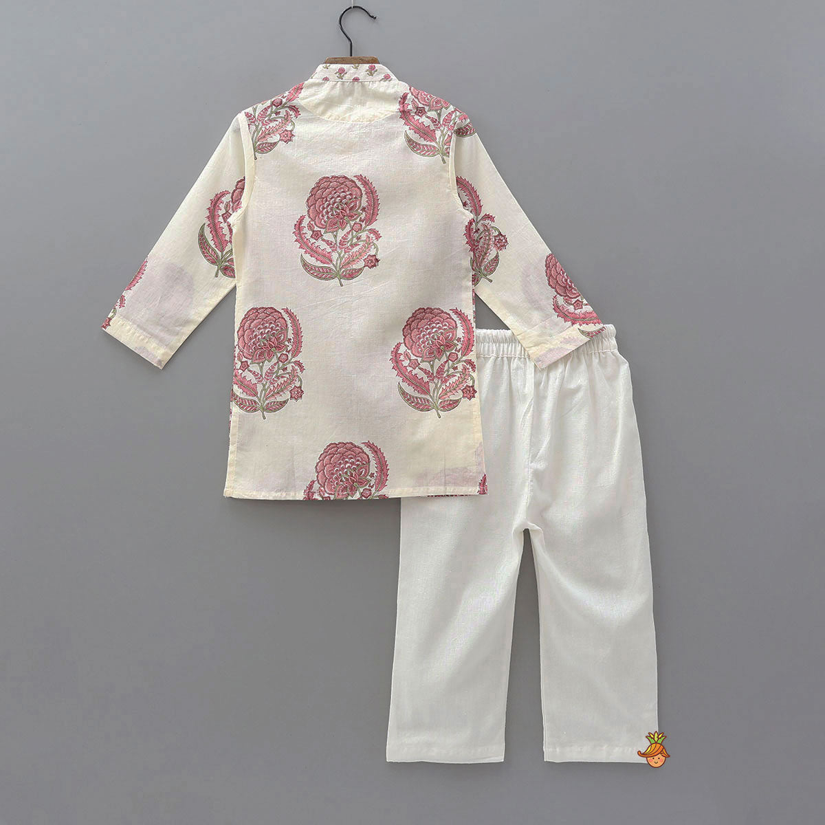 Pre Order: Front Placket Cotton Kurta And Pyjama