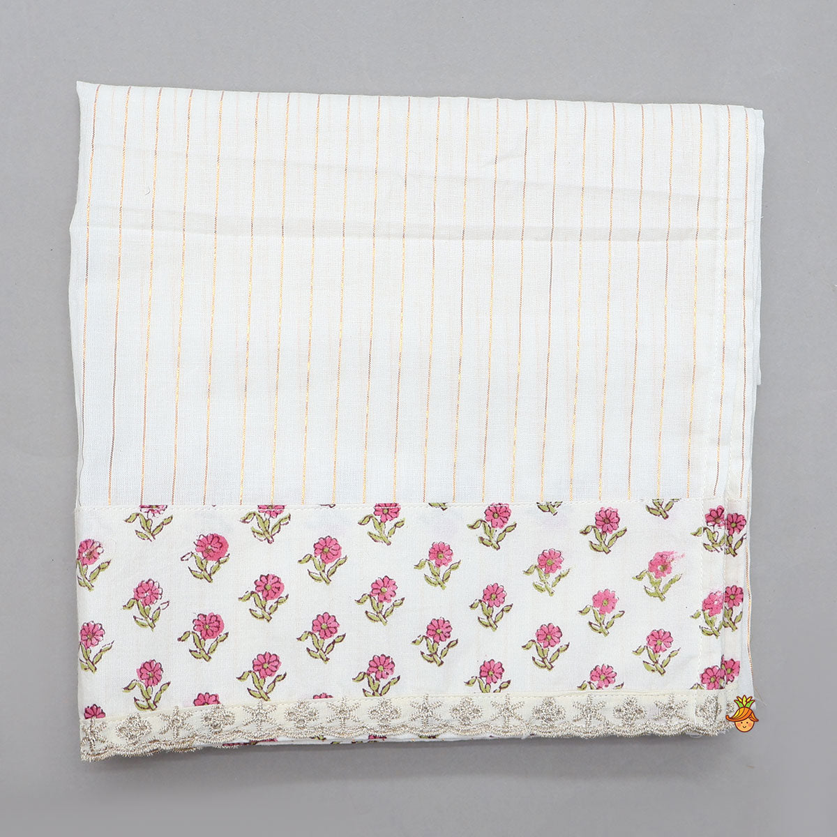 Pre Order: Floral Stylish Kurti And Insert Pocket Sharara With Matching Dupatta