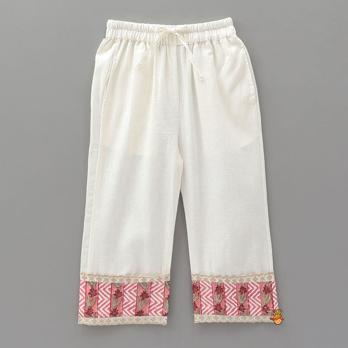 Pre Order: Sweetheart Tassel Detailed Angarkha Kurti And Pant