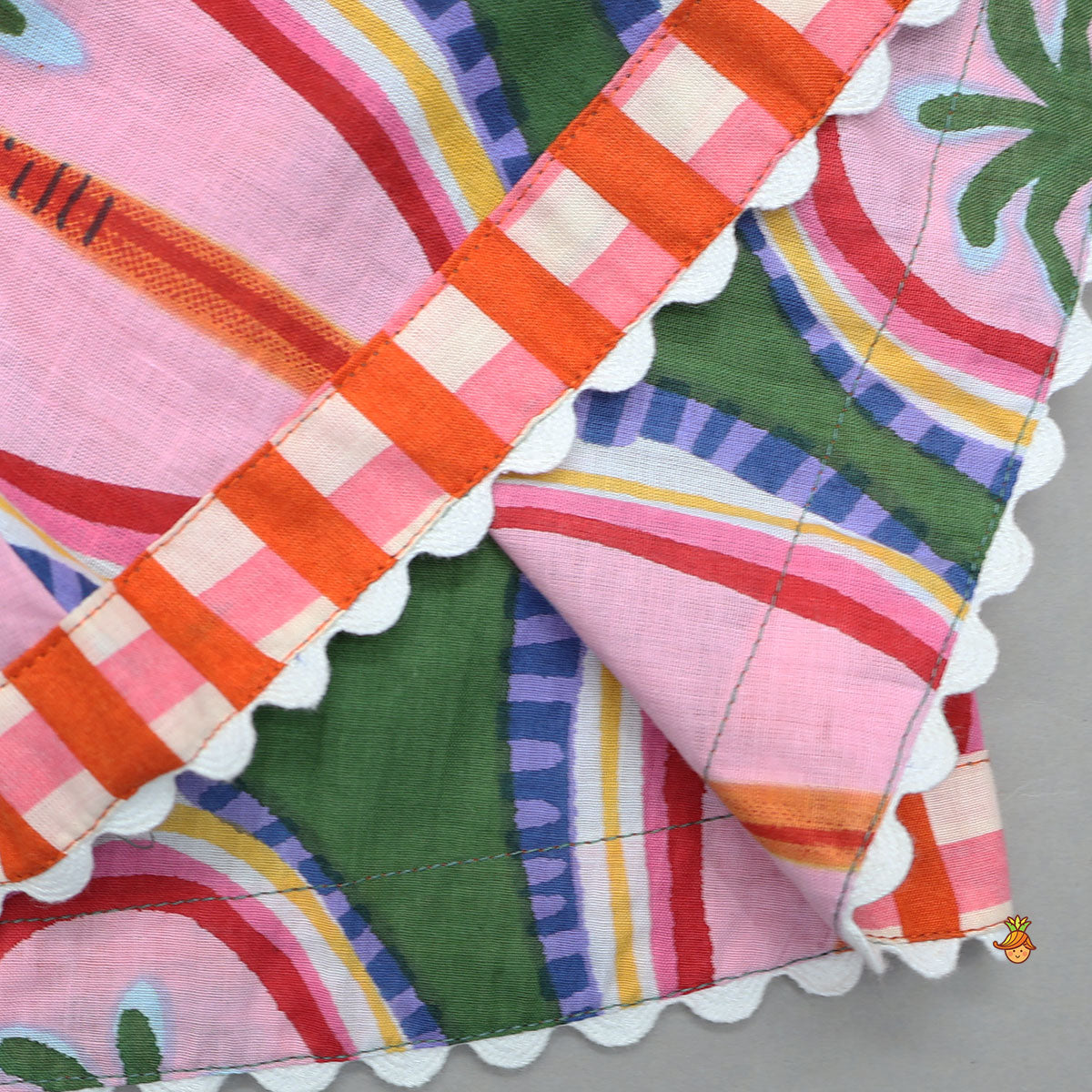Pre Order: Tropical Tree Printed Sleepwear Set With Matching Tote Bag
