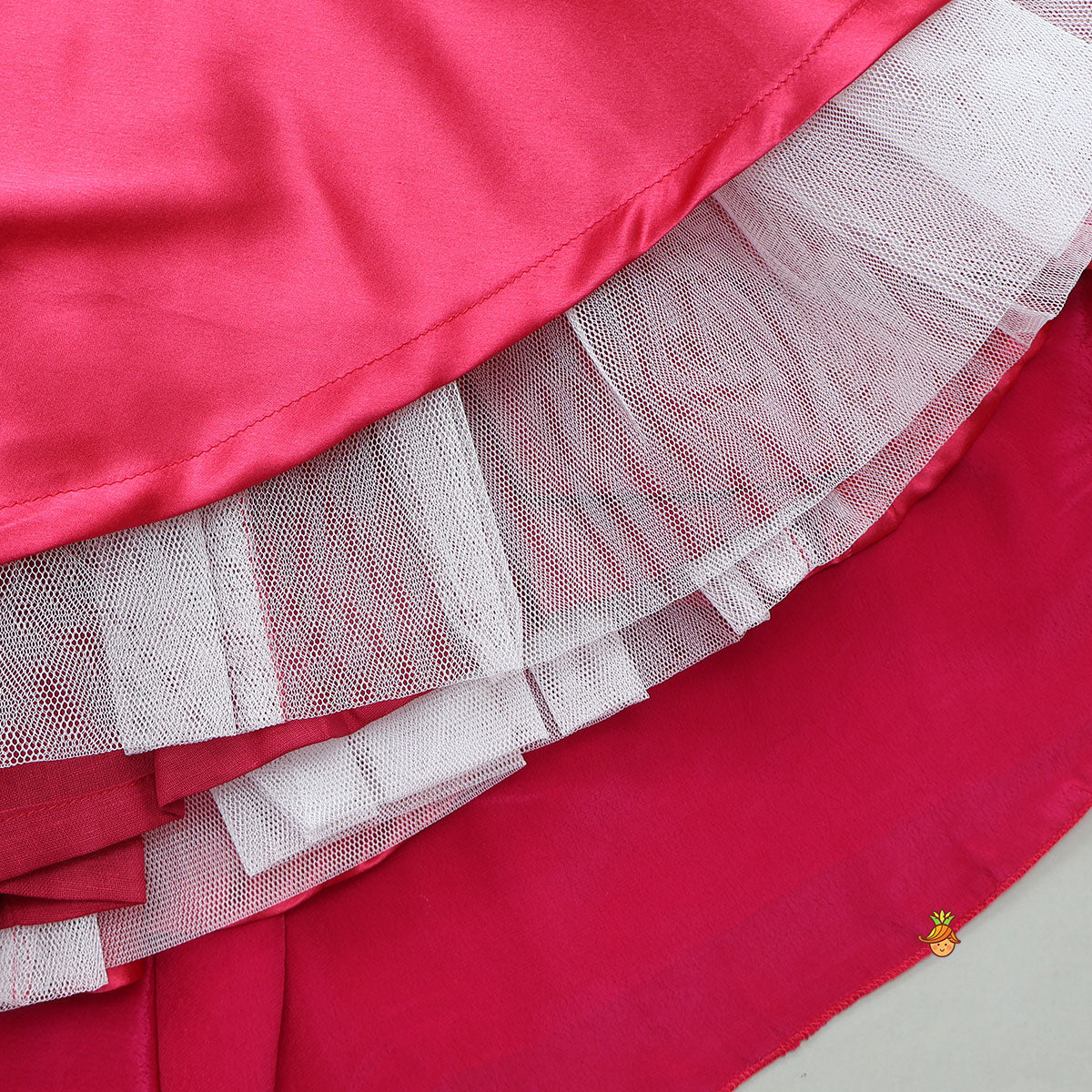 Pre Order: Stylish Front-Cut Top With Pleated Lehenga And Dupatta