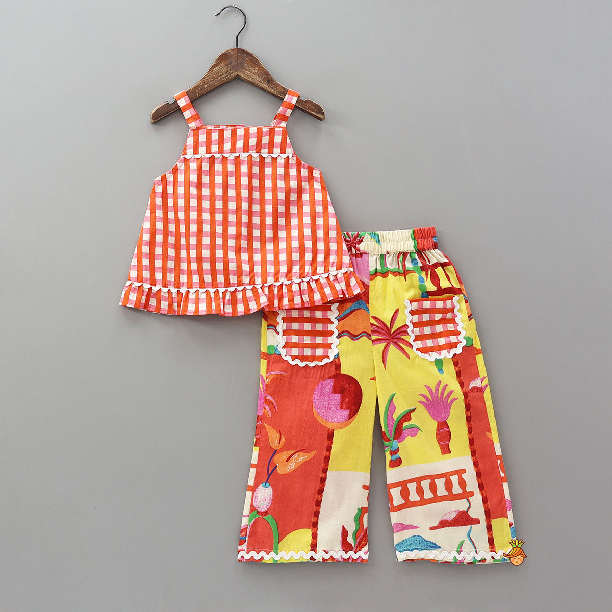 Pre Order: Tropical Sleepwear Set With Eye Mask Tote Bag And Scrunchie