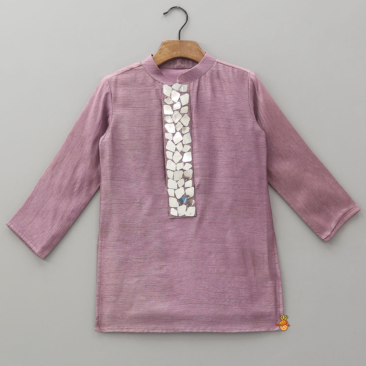 Pre Order: Faux Mirror Work Kurta With Pyjama