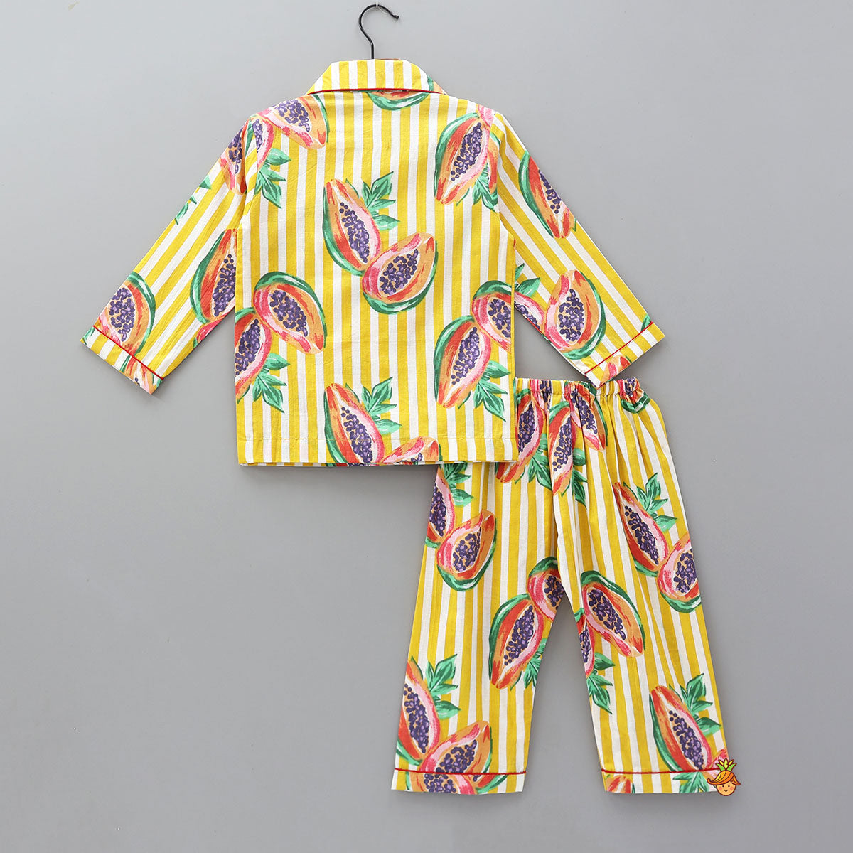 Pre Order: Playful Fruit Printed Patch Pocket Sleepwear