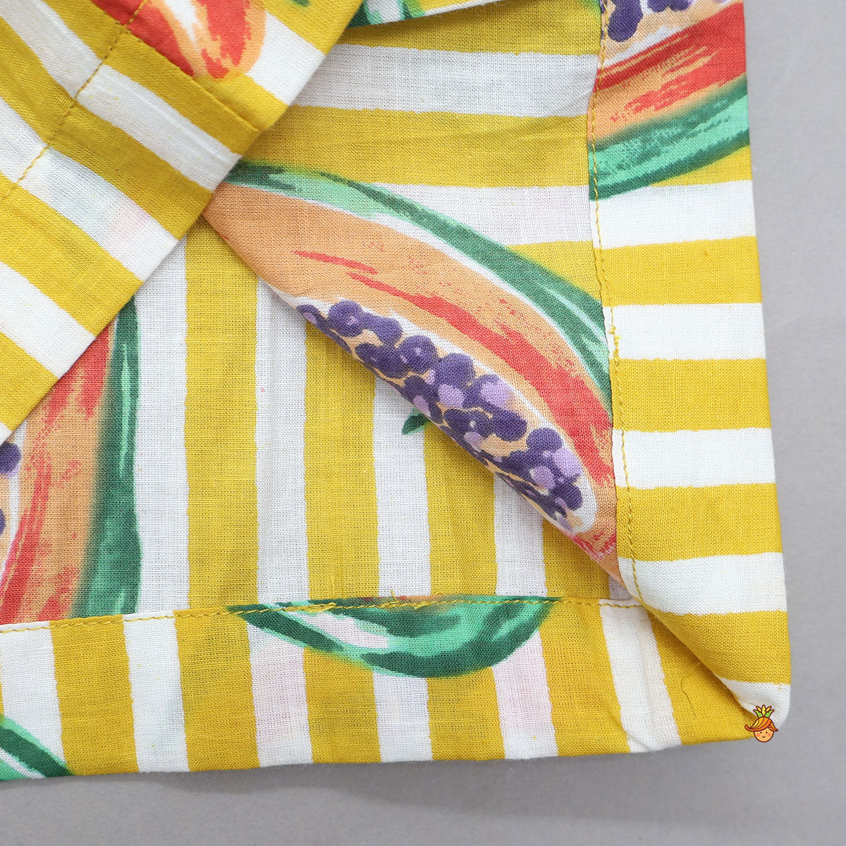 Pre Order: Playful Fruit Printed Patch Pocket Sleepwear
