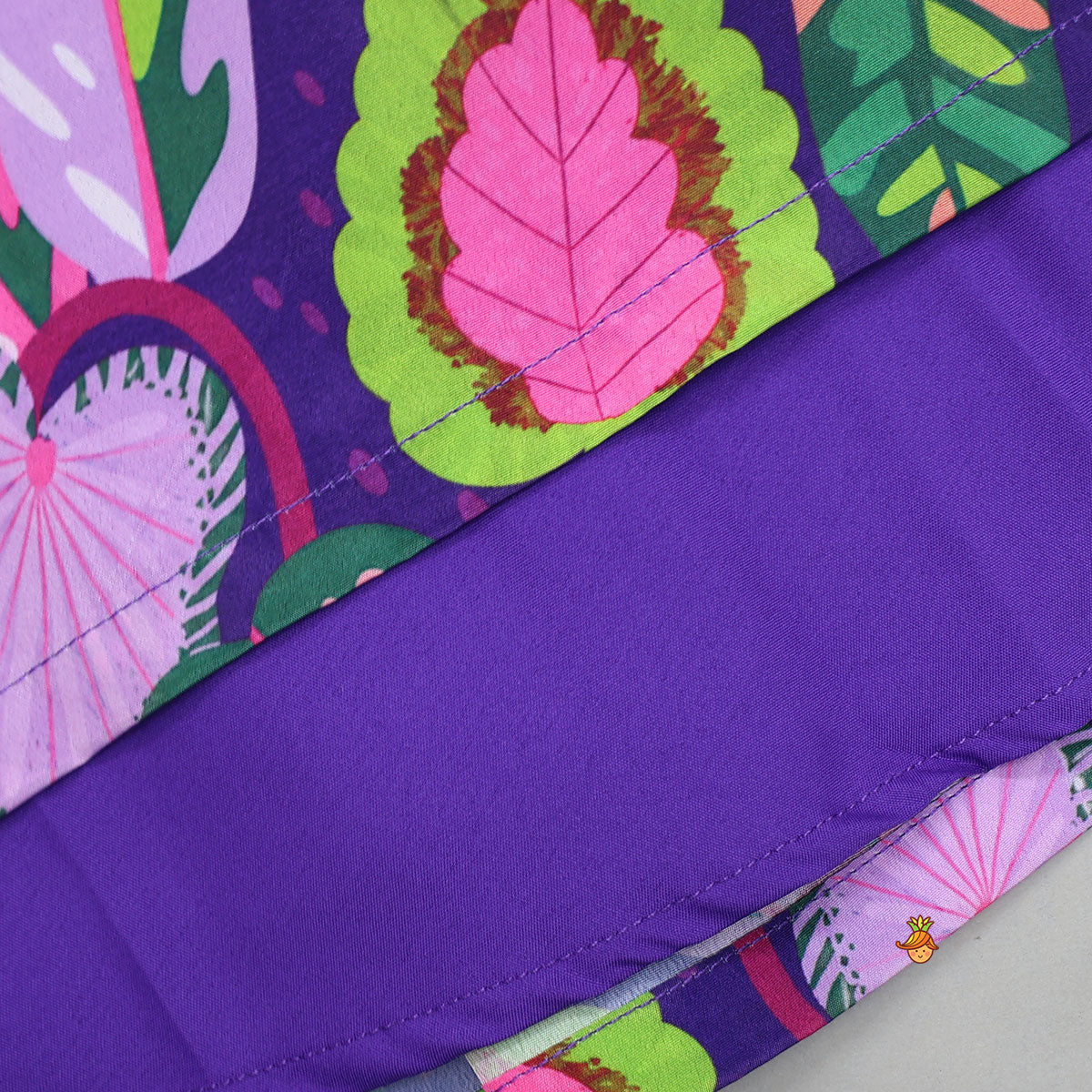 Pre Order: Digital Printed Hand Pleated Crop Top And Lehenga
