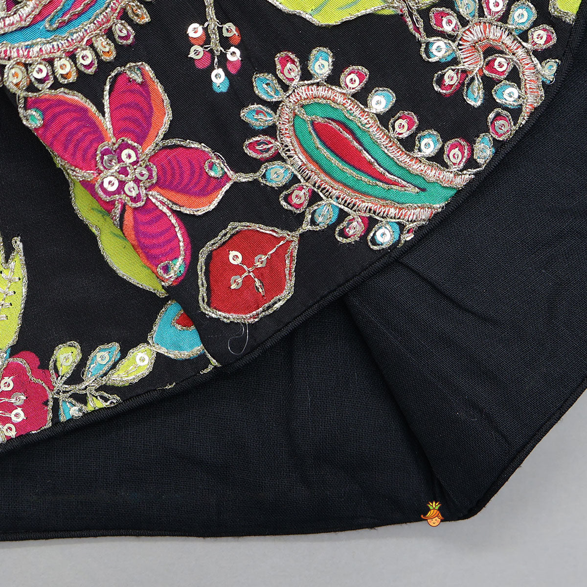 Pre Order: Elegant Top With Heavy Embroidered Jacket And Lehenga With Contrasting Dupatta