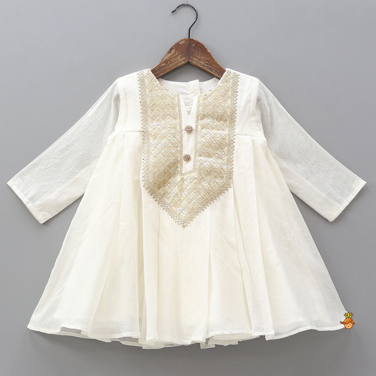 Graceful Lace Work Kurti With Palazzo