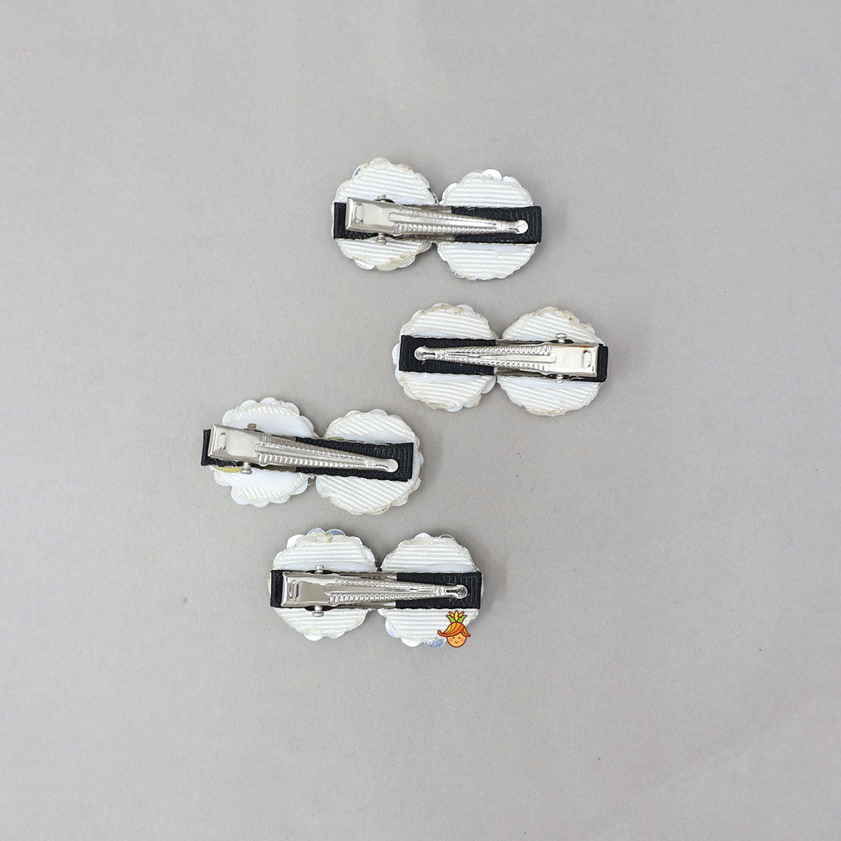 Sequined Hair Clips - Set Of 4