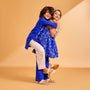Booti Thread Embroidered Kurta And Pyjama twinning model image 3