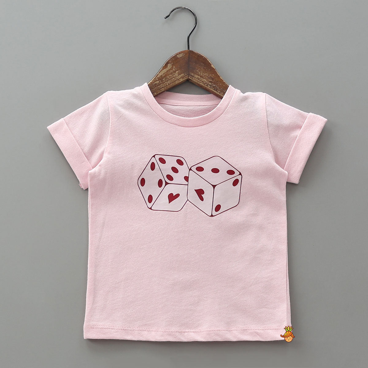 Dice Print Sleepwear With Matching Tote Bag