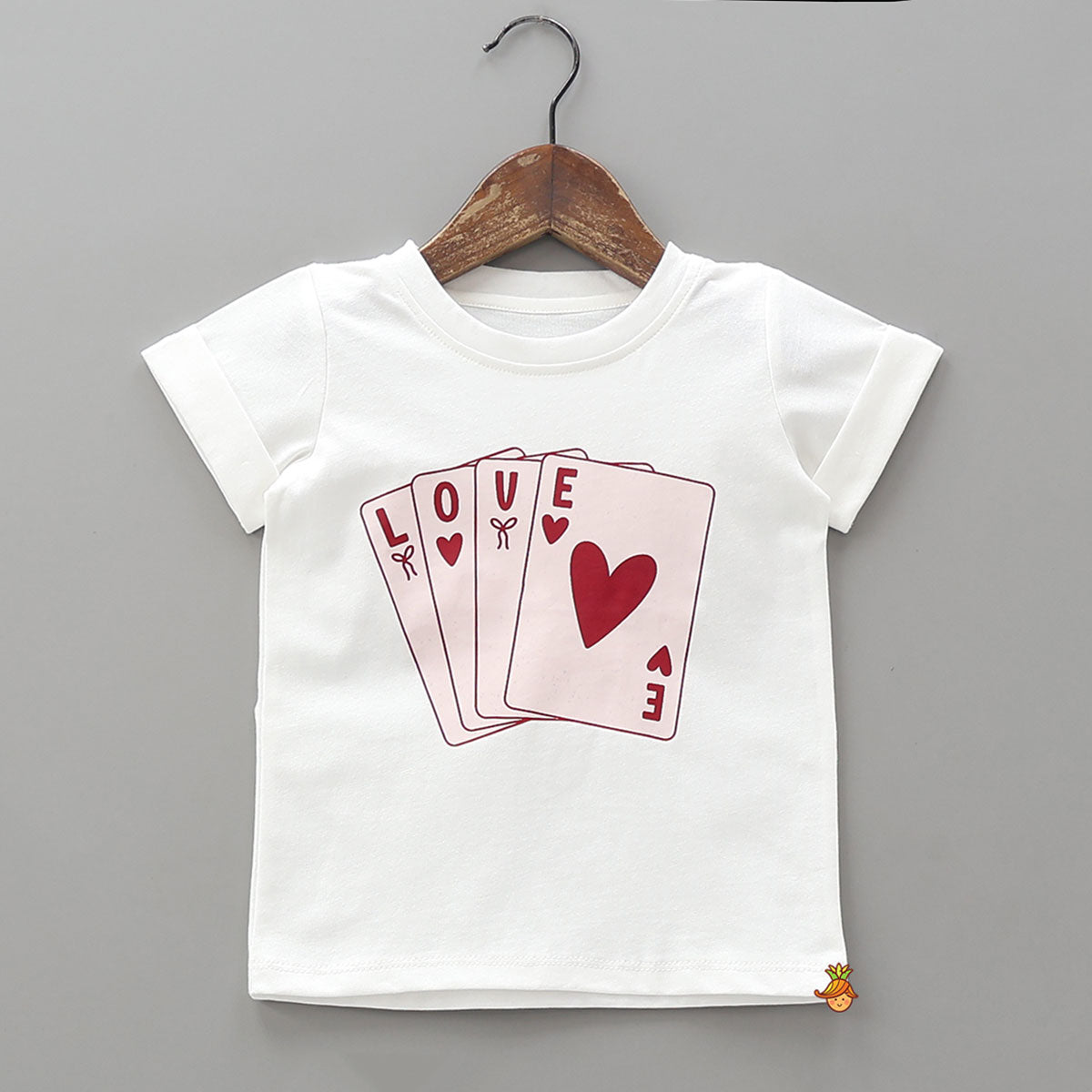 Card Print Sleepwear With Matching Tote Bag