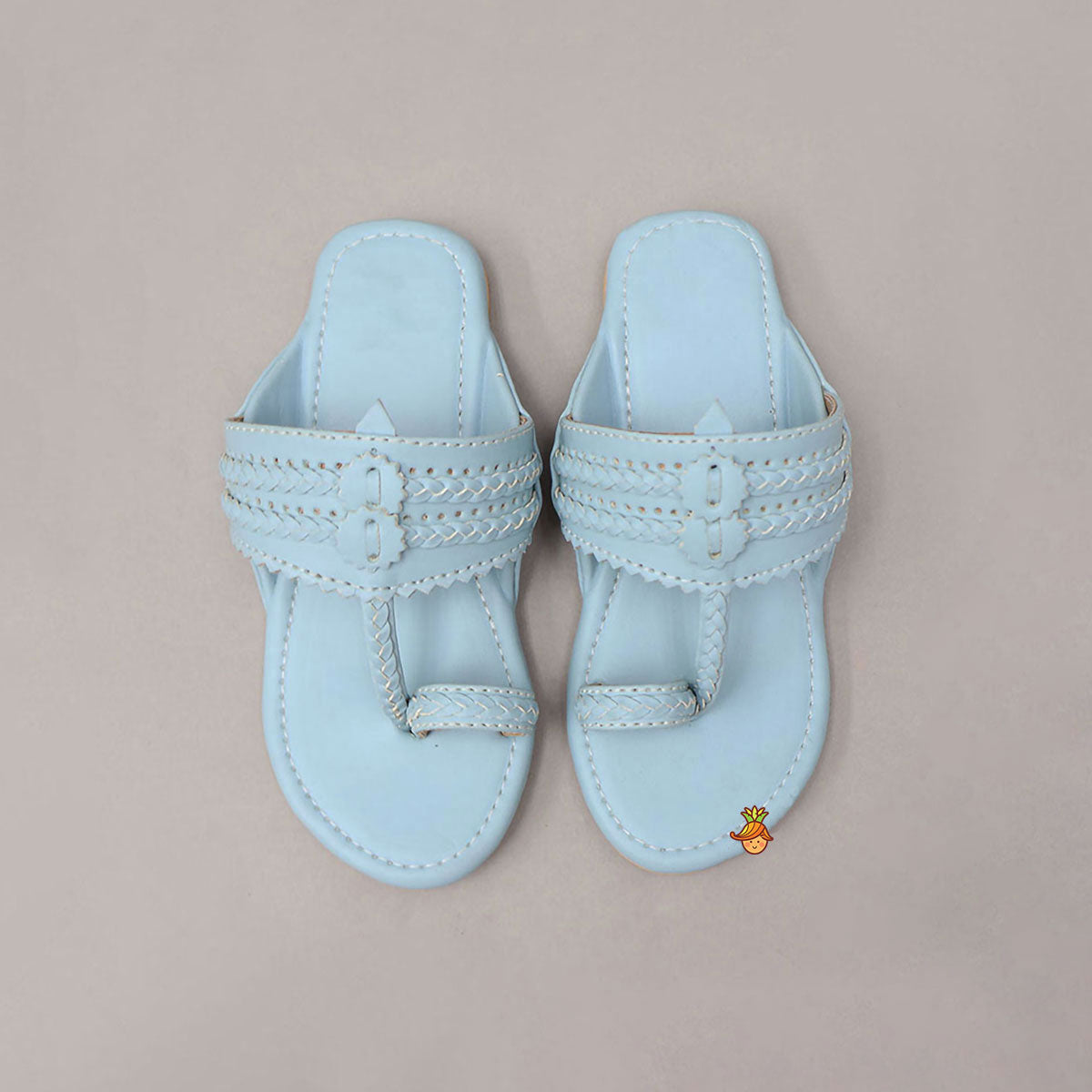 Braided Toe-Ring Kolhapuri Flats