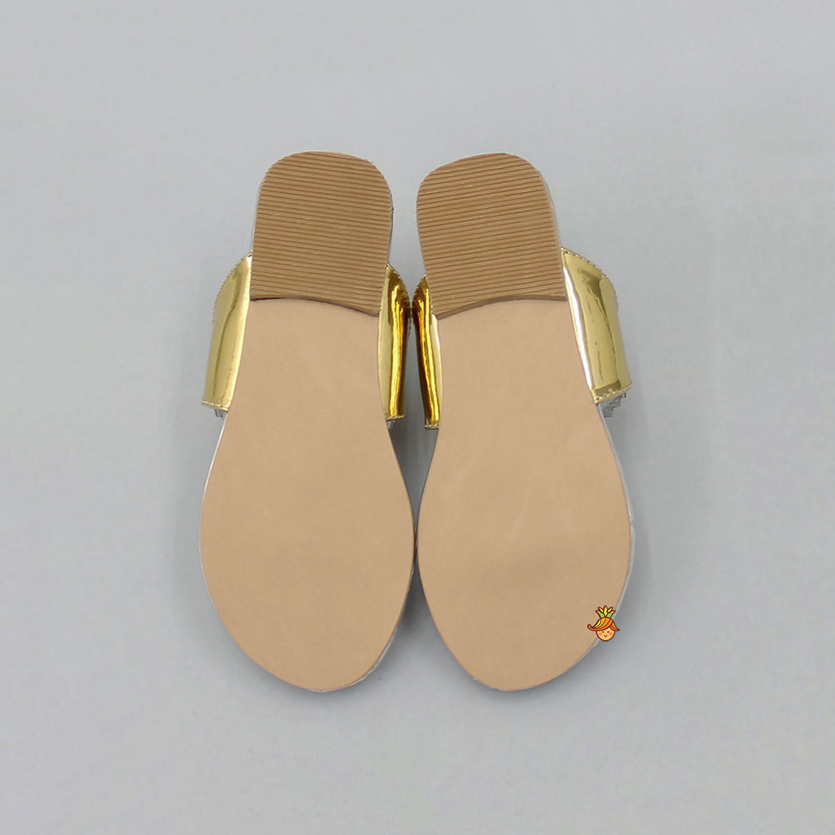 Shiny Braided Kolhapuri Flats