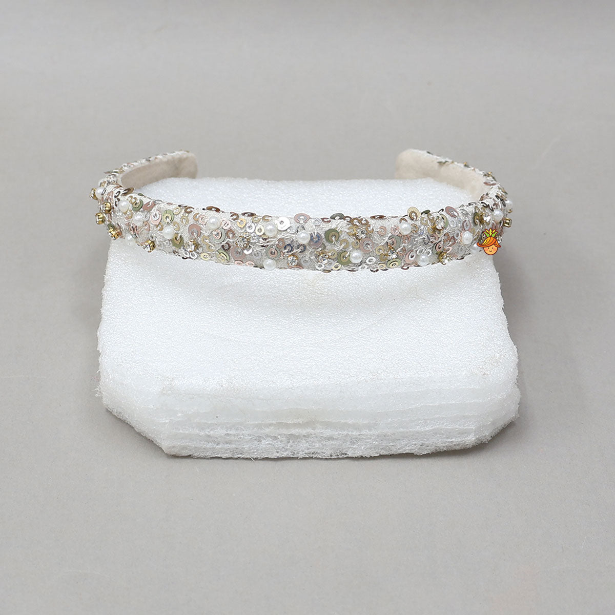 Sequin Work Georgette Hair Band
