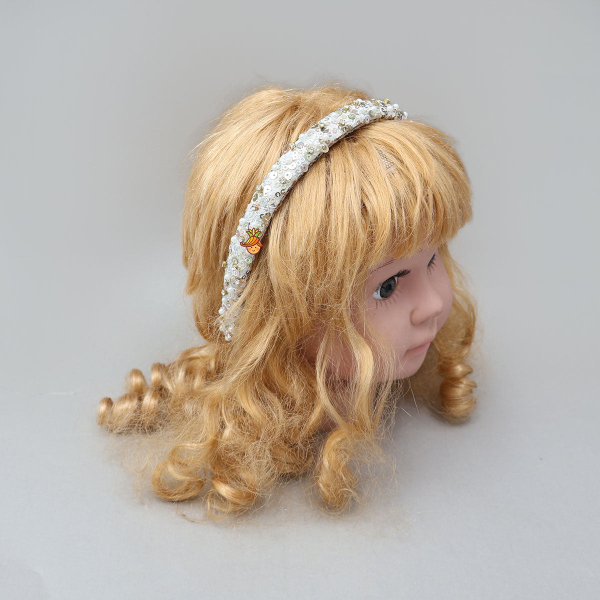 Sequin Work Georgette Hair Band