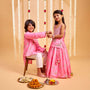 Loop Button Detail Kurta With Collar Neck Jacket And Pyjama twinning model image 1