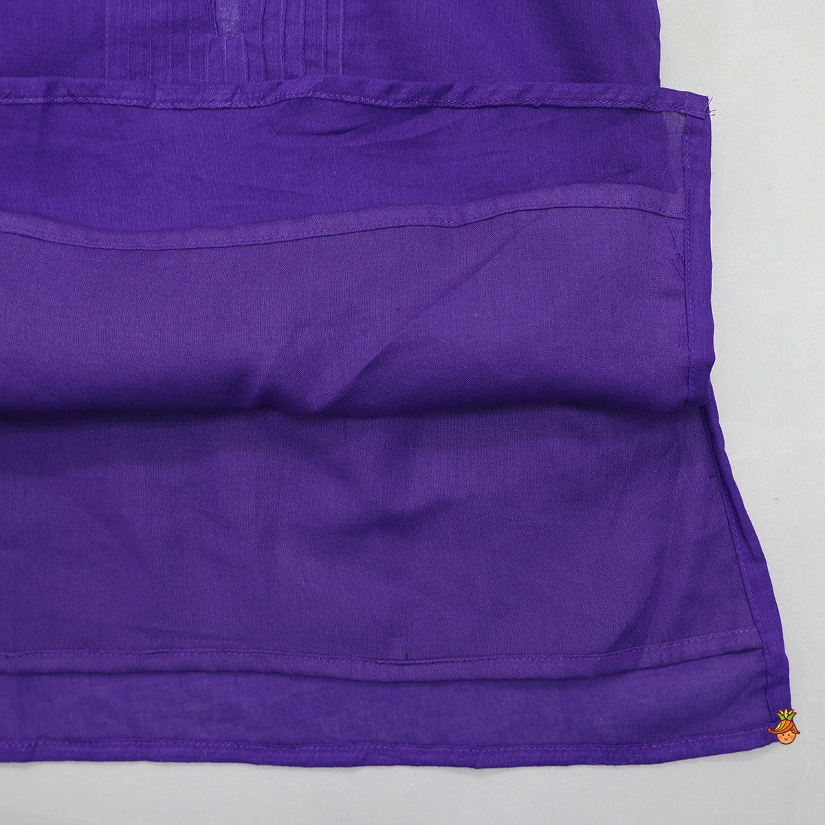 Pre Order: Purple Kurta With Beautiful Embroidered Jacket And Pyjama