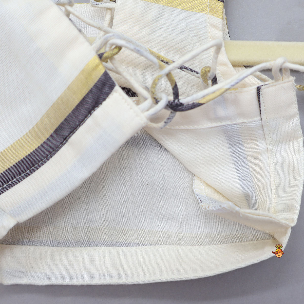 Pre Order: Classic Striped Top And Lehenga