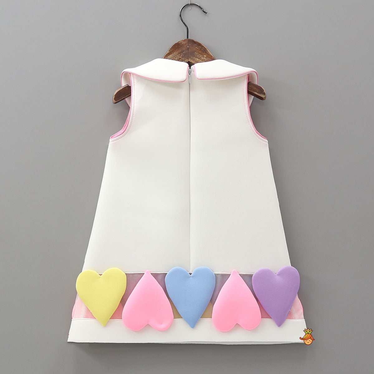Pre Order: Pretty Pastel Hearts Dress With Headband