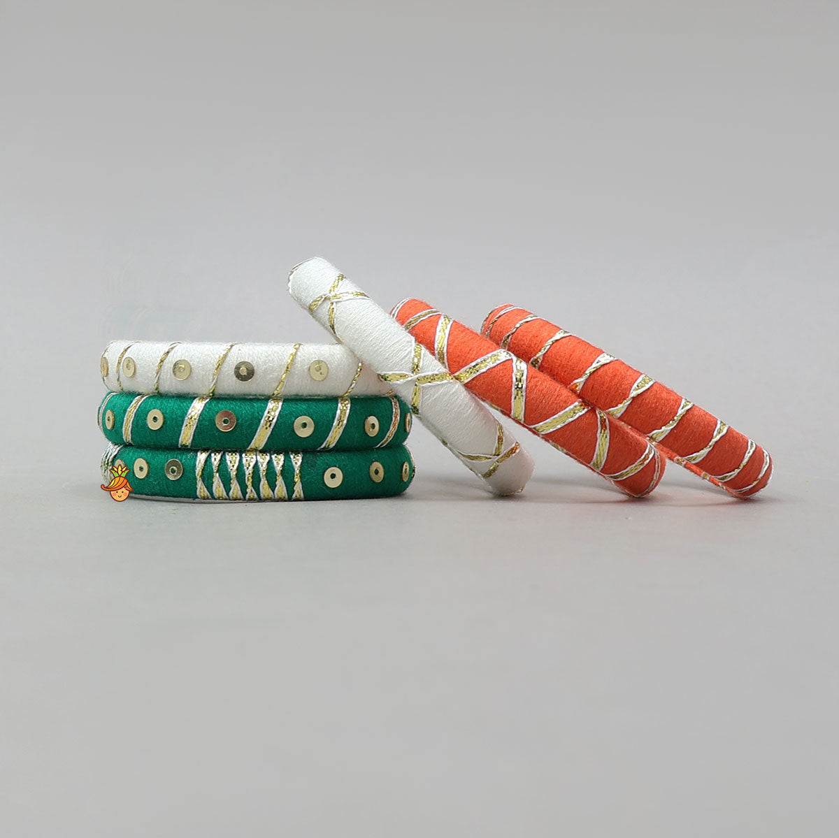 Tiranga-Inspired Handmade Bangles