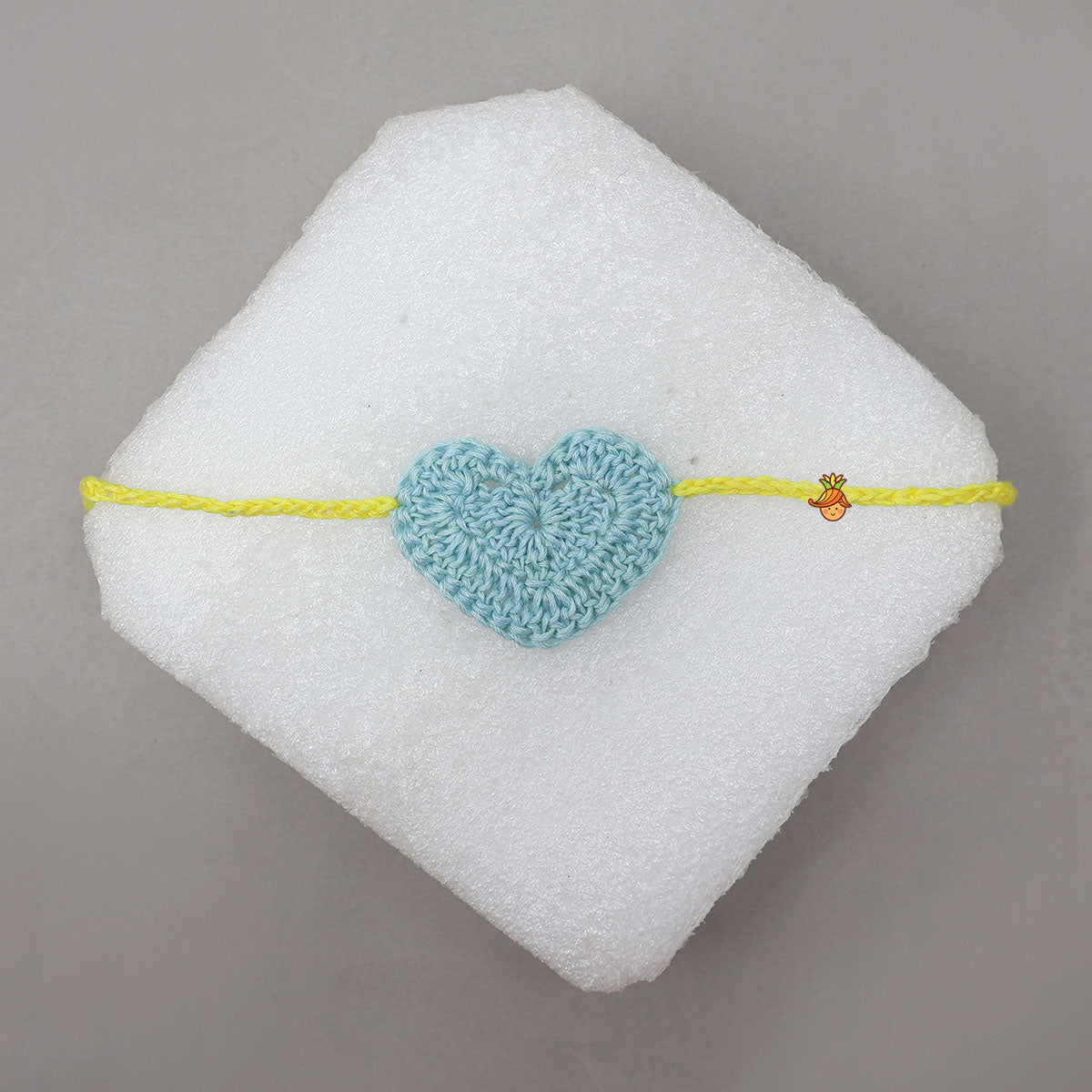 Handcrafted Heart Crochet Rakhi