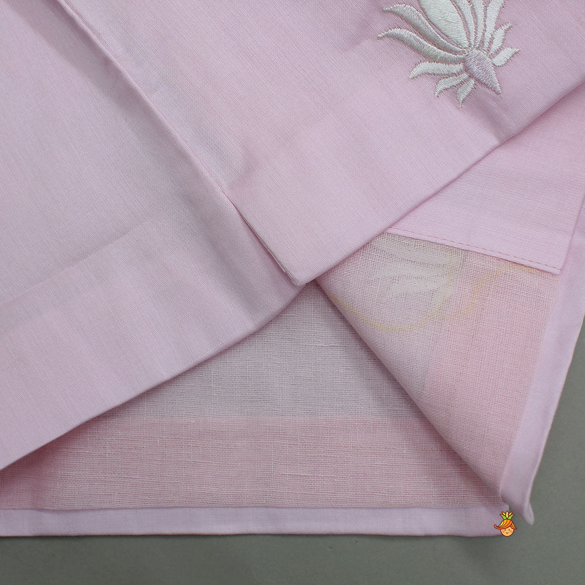 Booti Embroidered Kurta And Jacket With Dhoti